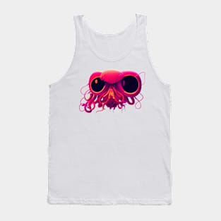 Squid alien with big eyes Tank Top